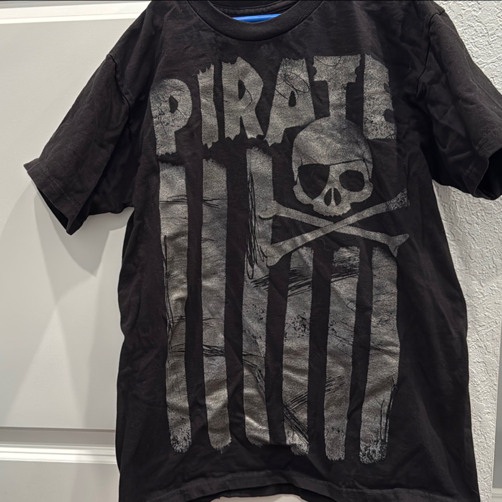 Pirate Skull Black Kids T-Shirt